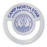 Aluminum, Brass or PVC Circle Shaped Bookmark