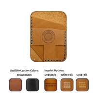 100% handcrafted double pocket vertical slim minimalist wallets. Pick between...