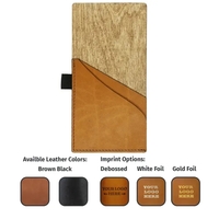 Wood & Leather Check Presenter
