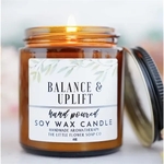 Balance and Uplift Soy Candle 4 oz.