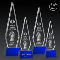 This Optical Crystal Springfield 3D Award on base features an elongated,......
