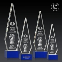 This Optical Crystal Springfield 3D Award on base features an elongated,......