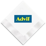 1-Ply White Beverage Napkin - High Line