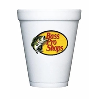 Foam 10 ounce capacity hot and cold cups made from recycled... from ASI 91880...