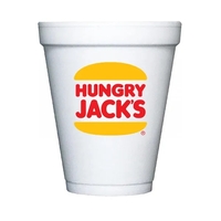 8 oz. white foam cup for hot and cold beverages.... from ASI 91880 Tranter...