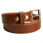 LIMITED: Chestnut 1.5 inch Full-Grain 9/10 oz Leather Belt w