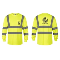 Class 3 Hi-Vis Long Sleeve Safety Shirts