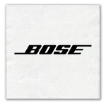 Foil Stamped 1-Ply White Beverage Napkin, Linen Emboss, FSC