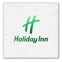 5" one-ply paper cocktail napkin made from 30% recycled materials with......