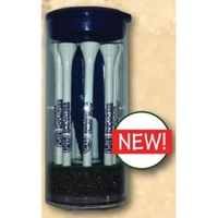 Super Length Eight 3 1/4" Tees, 1 Marker, & 1 Divot Fixer