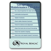 Multicolored 4" x 6" garage checklist magnet.... from ASI 57956 Graphco line