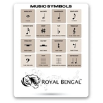 Music Symbol Magnet - MADE IN USA