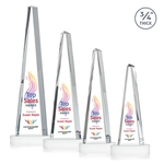 Majestic Tower VividPrint™ Award on Alberton Base - White