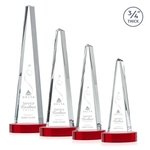 Majestic Tower Award on Alberton Base - Red