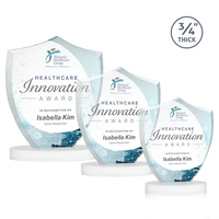 Scudo Shield VividPrint™ Award on Alberton Base - White... from ASI 84592 St...