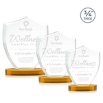 Scudo Shield on Alberton Base - Amber