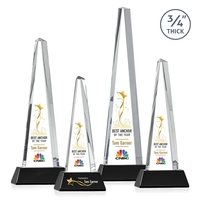 Majestic Tower VividPrint™ Award on Newhaven Base - Black... from ASI 84592...