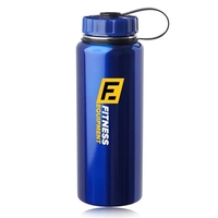 Stainless steel 34 oz. sports bottle with plastic lid.... from ASI 39552 BEL...