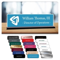 Engraved Rectangular Desk Name Plate