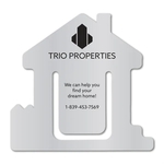 Aluminum, Brass or PVC House Shaped Bookmark