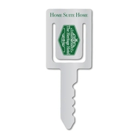 Aluminum, Brass or PVC Key Shaped Bookmark