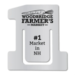 Aluminum, Brass or PVC Number One Shaped Bookmark