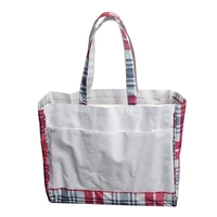 Pink Ribbon tote bag with front pocket,... from ASI 34046 Allcasion...