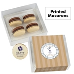 Printed Macaron Gift Set / 4 Pack