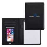Lightweight Padfolio w/ Smartphone Sleeve and Notepad