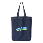 Liberty Cotton Denim Gusseted Tote Bag