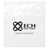 18W x 20H Die Cut Handle Bag - Flexo Ink Print
