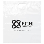 18W x 20H Die Cut Handle Bag - Flexo Ink Print