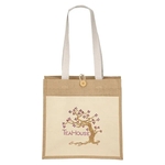 Izzy™- Jute Tote - Sparkle