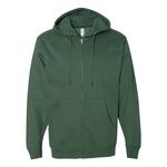 Independent Trading Co. Midweight Zip Hooded Sweatshirt