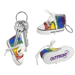 Rainbow Sneaker Key Chain