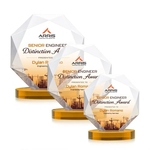 Kitchener VividPrint™ Award on Alberton Base - Amber