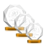 Kitchener Award on Alberton Base - Amber