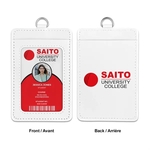 Leatherette ID Badge Holder