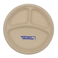 10" Eco-Friendly Compartment Paper Plate - High Line