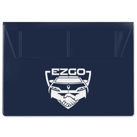 Auto owner's manual holder made of vinyl measuring 8"H x 11"W... from ASI...