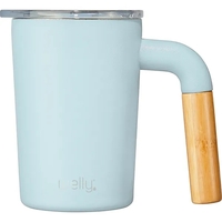 12oz mug with angled bamboo handle... from ASI 55675 Galaxy Balloons Inc