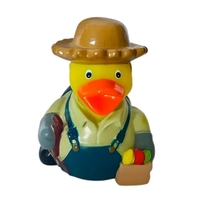 Rubber Organic Farmer Duck, weighted for floating... from ASI 31977 Adline...