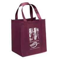 Non-Woven Polypropylene grocery tote with dual reinforced handles.... from...