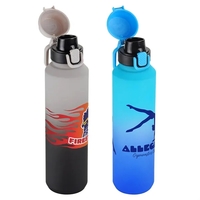 27 oz Tritan® Bottle with Snap-Top Lid & Carabiner... from ASI 36730 Ariel...