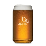 Beer Can Beer Glass - Deep Etch