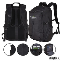 7.25" x 18.5" x 11" Work Pro II laptop backpack with... from ASI 67866...