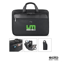 5.5" x 12" x 17.5" Solo Paramount Retractable Strap briefcase with... from...