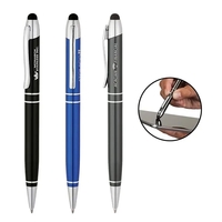 Twist-action ballpoint pen with capacitive stylus, aluminum construction,...