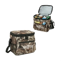 8.5" x 11.5" x 11" Huntington 24-can camo cooler with heat-sealed... from ASI...