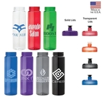 Newport 25 oz. PET Bottle with Pull Spout Lid